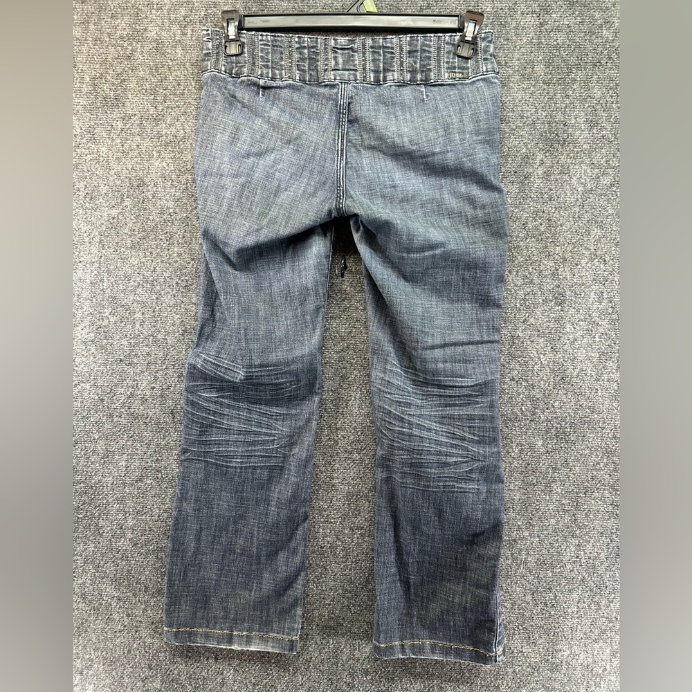 Vtg 90s Its Me Jeans Juniors 7 Blue Bootcut Low Rise Bareback‎ Grunge Retro Y2K